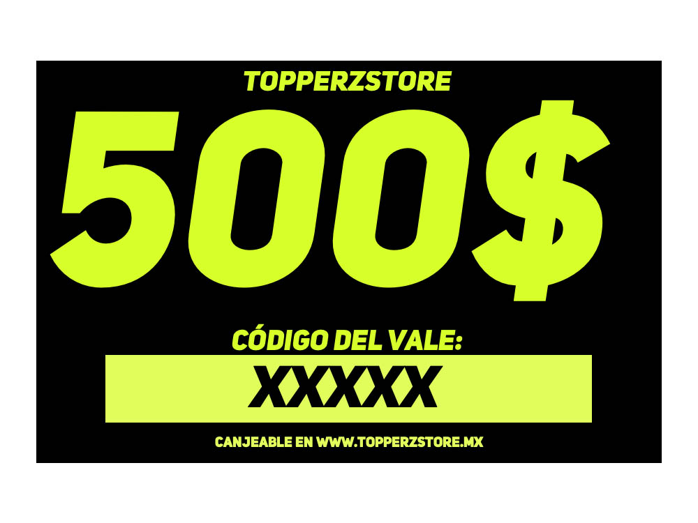 TOPPERZSTORE Vale 500