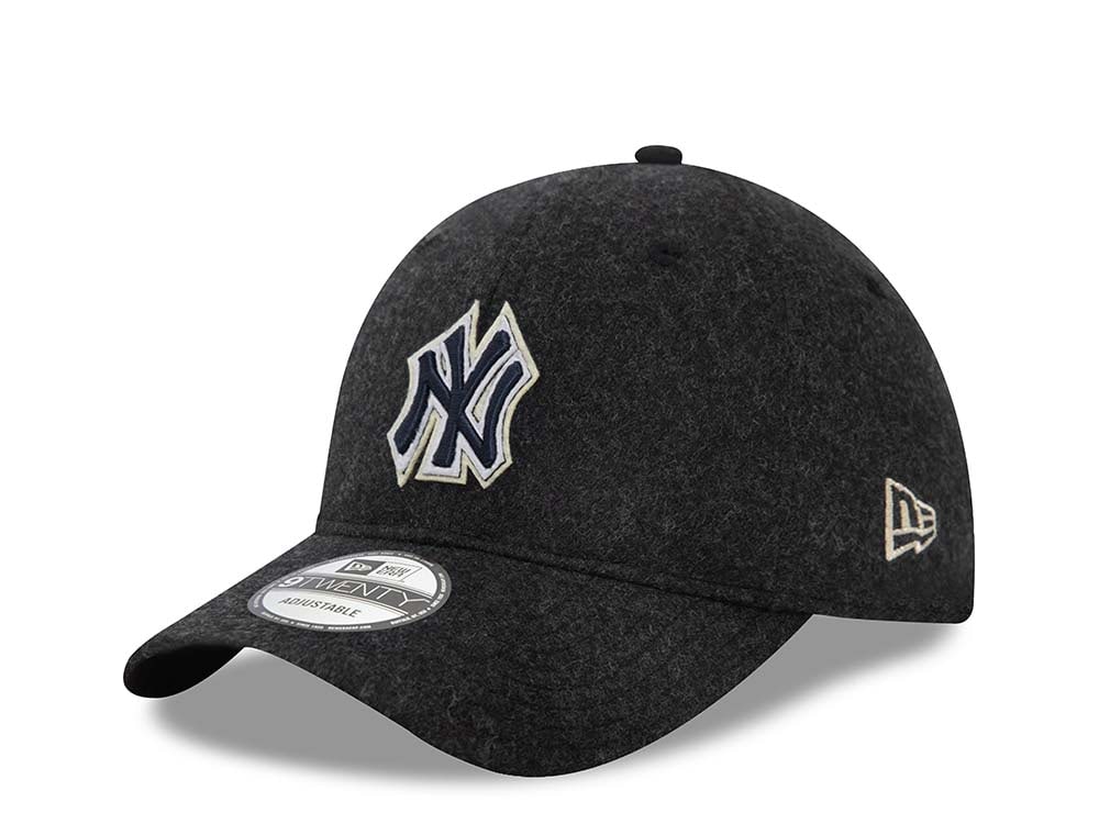 New Era New York Yankees Melton Black 9Twenty Snapback Gorra