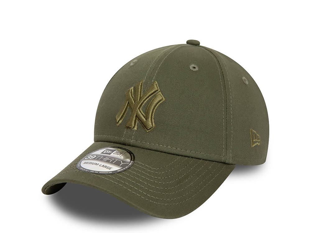 New Era New York Yankees Olive Outline Edition 39Thirty Stretch Gorra