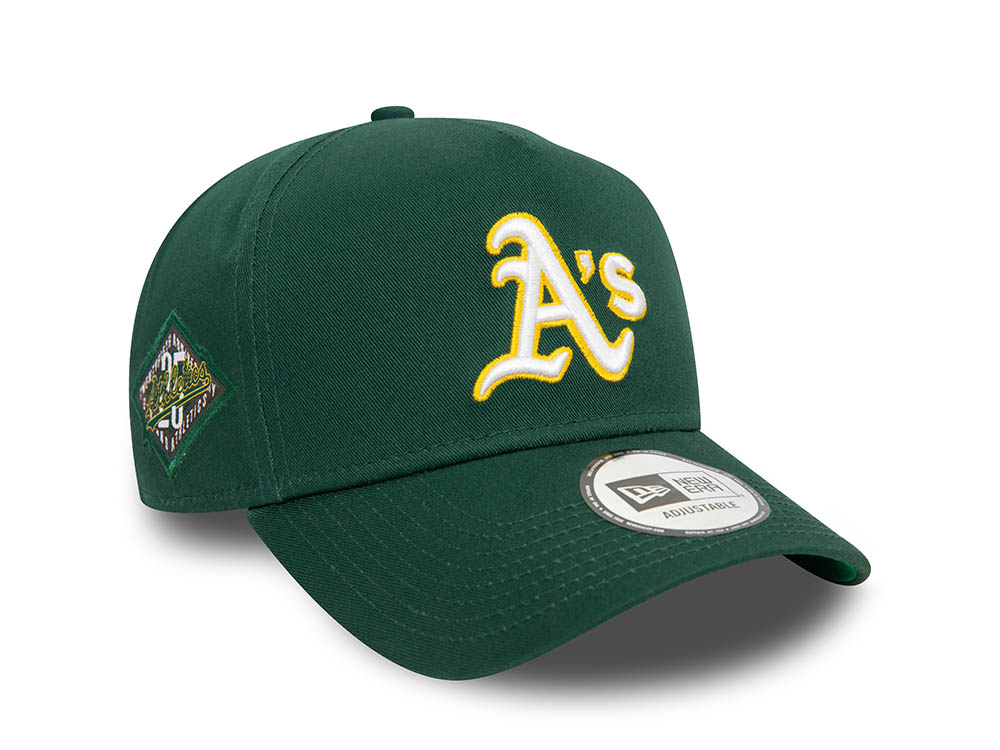 New Era Oakland Athletics 25th Anniversary Green A Frame Snapback Gorra