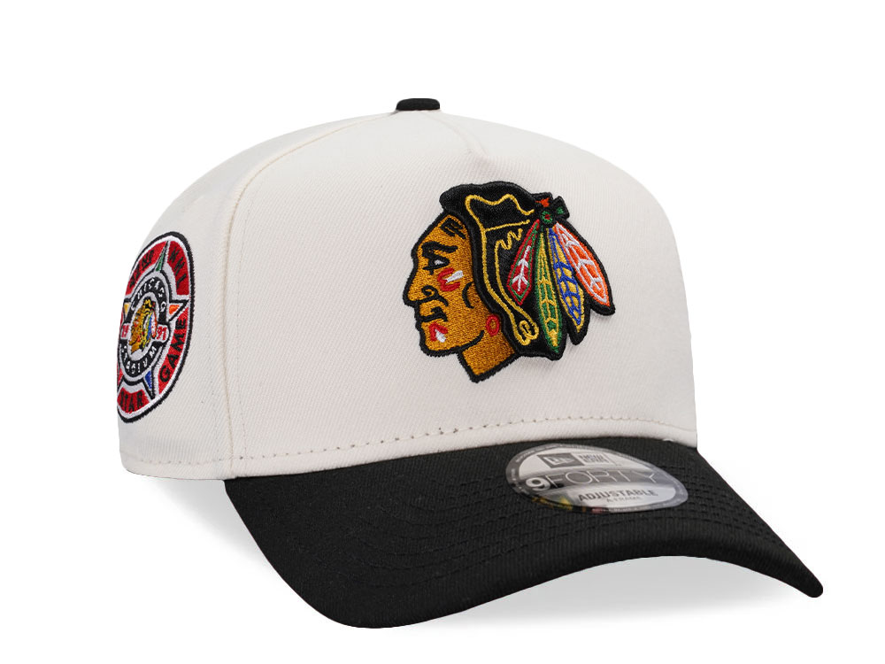 New Era Chicago Blackhawks All Star Game 1991 Chrome Two Tone Edition 9Forty A Frame Snapback Gorra