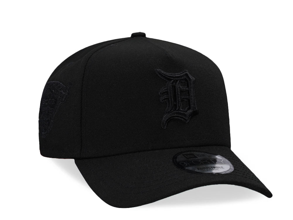 New Era Detroit Tigers World Series 2000 Black On Black A Frame 9Forty Snapback Gorra