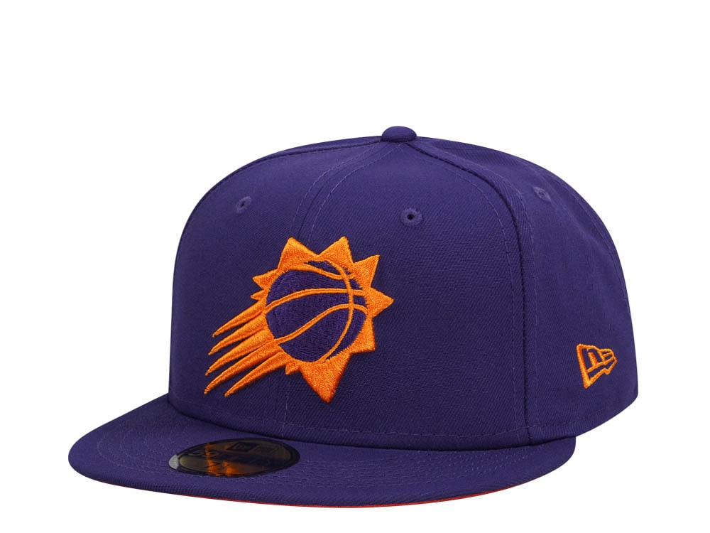 New Era Phoenix Suns Purple Orange Edition 59Fifty Fitted Gorra