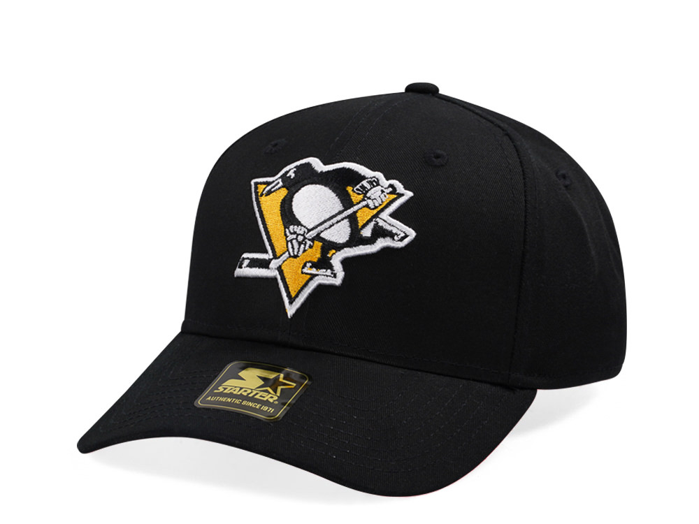 Starter Pittsburgh Penguins Score Cotton Twill Curved Snapback Gorra