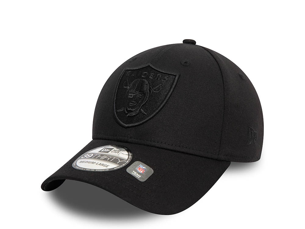 New Era Las Vegas Raiders League Essential Black 39Thirty Strapback Gorra