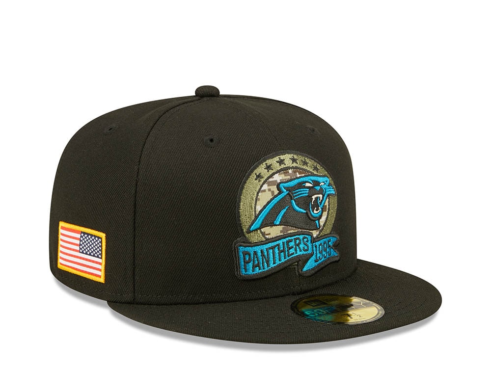 New Era Carolina Panthers Salute to Service 2022 Fitted 59Fifty Gorra