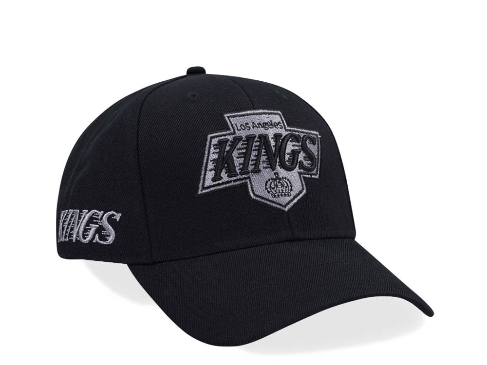 47Brand Los Angeles Kings Vintage Black Sure Shot MVP Snapback Gorra