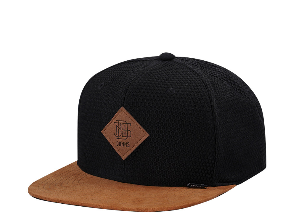 Djinns Honey Knit Black Snapback Gorra