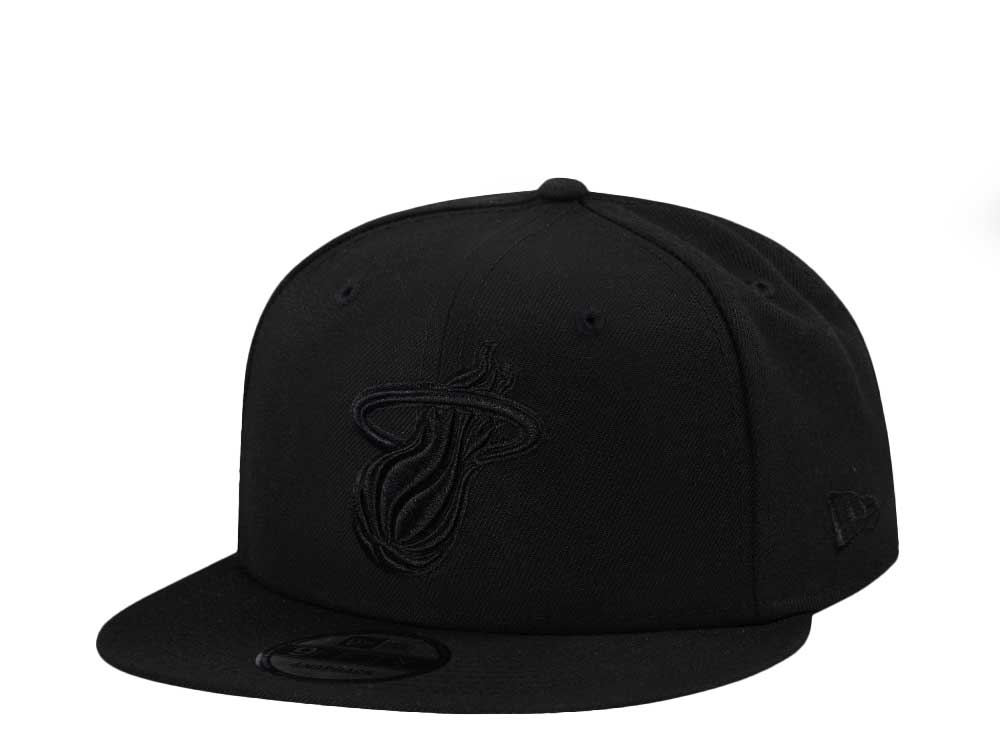 New Era Miami Heat Black Classic Edition 9Fifty Snapback Gorra