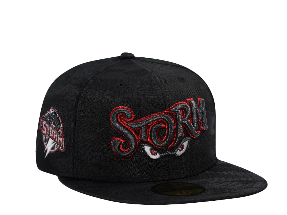 New Era Lake Elsinore Storm Glow Thunder Midnight Camo Edition 59Fifty Fitted Gorra