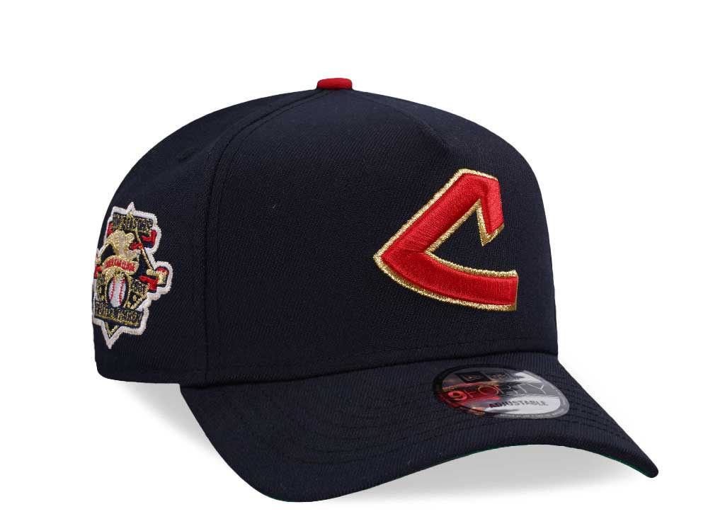 New Era Cleveland Indians American League Throwback Edition 9Forty A Frame Snapback Gorra