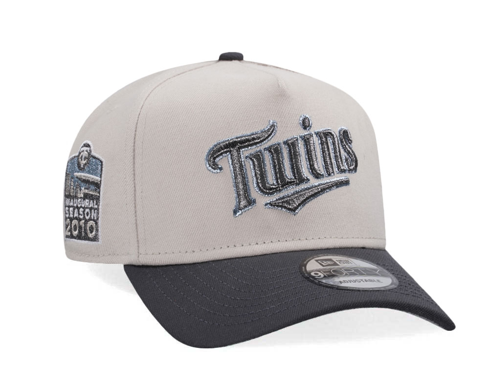 New Era Minnesota Twins Inaugural Season 2010 Metallic Two Tone Edition A Frame Snapback Gorra