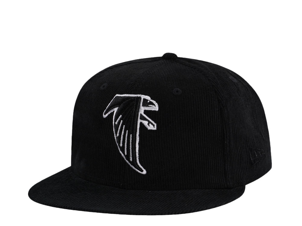 New Era Atlanta Falcons Black Cord Throwback Edition 59Fifty Fitted Gorra