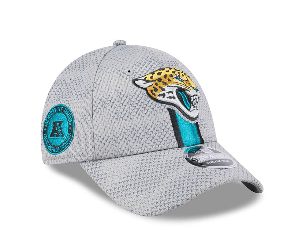 New Era Jacksonville Jaguars Sideline 2024 9Forty Stretch Snapback Casquette