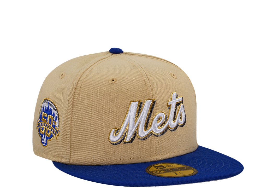 New Era New York Mets 50th Anniversary Vegas Prime Two Tone Edition 59Fifty Fitted Gorra