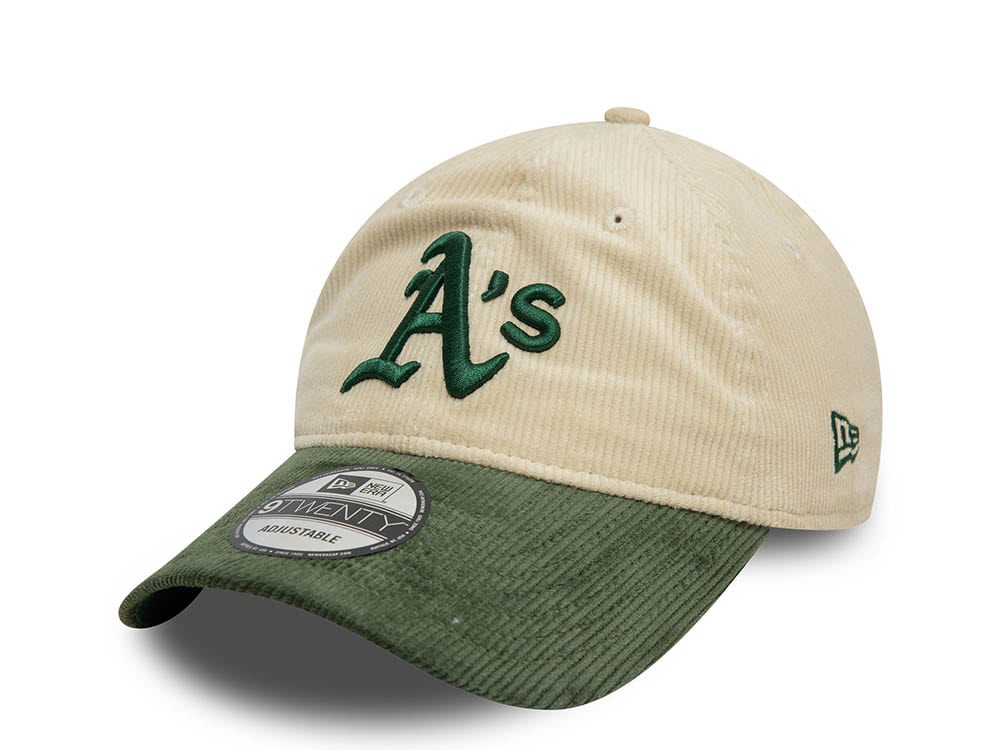 New Era Oakland Athletics Corduroy Two Tone 9Twenty Strapback Gorra