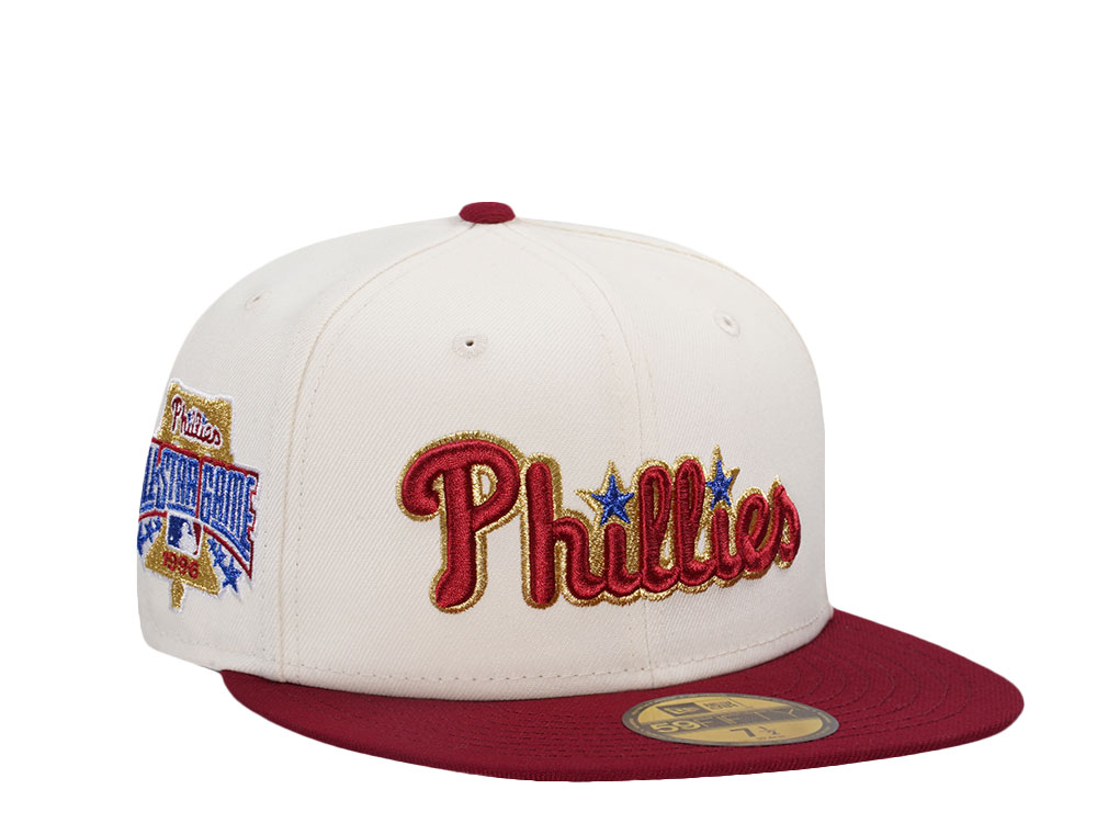 New Era Philadelphia Phillies All Star Game 1996 Chrome Gold Two Tone Edition 59Fifty Fitted Gorra