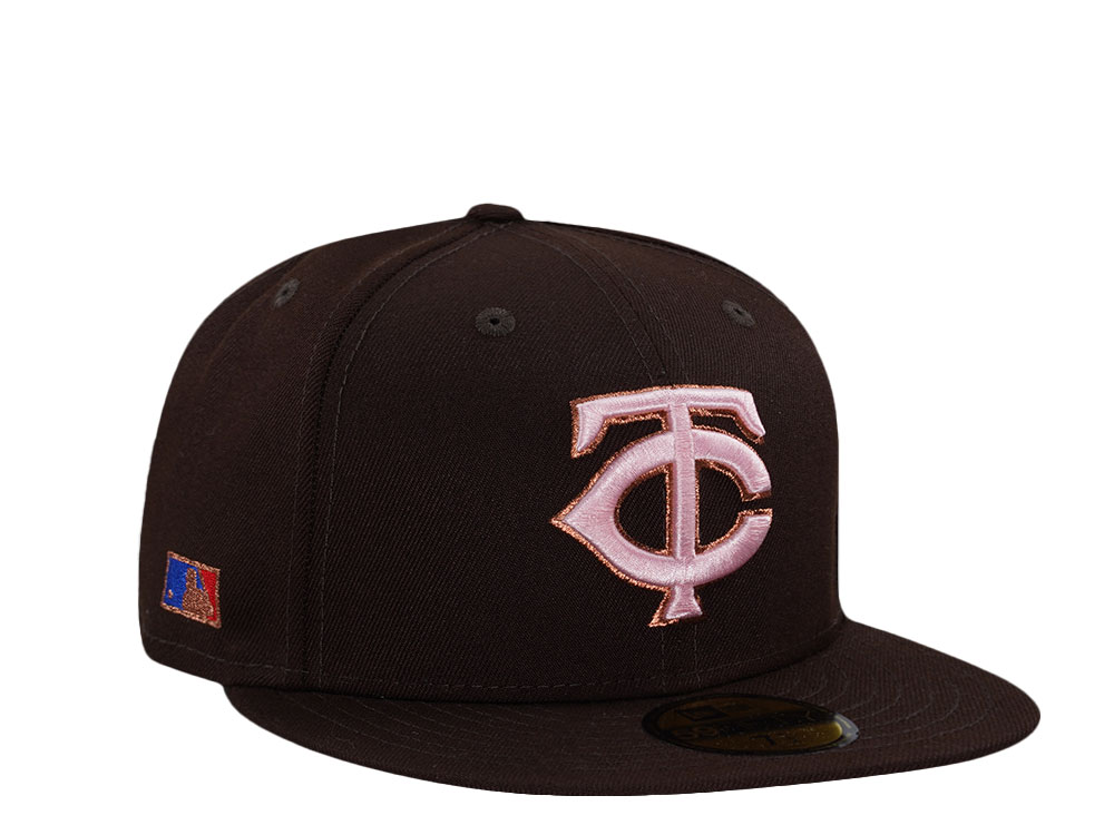 New Era Minnesota Twins Burnt Copper Pink Edition 59Fifty Fitted Gorra