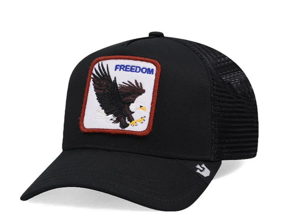 Goorin Bros The Freedom Eagle Black Trucker Snapback Gorra