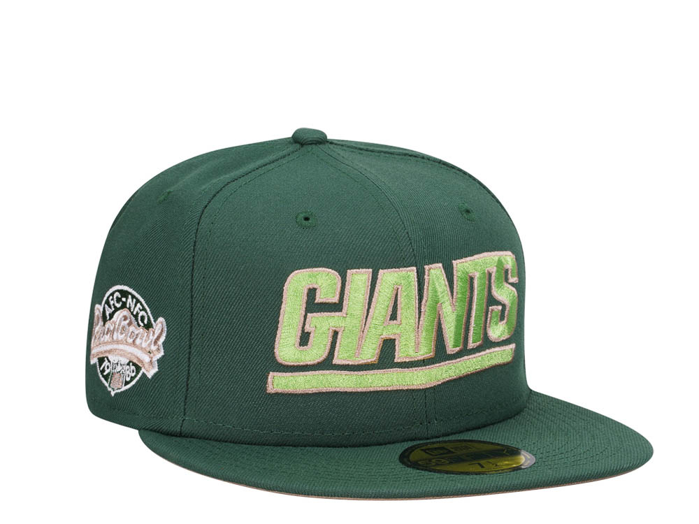 New Era New York Giants Pro Bowl 1986 Green Script Edition 59Fifty Fitted Gorra