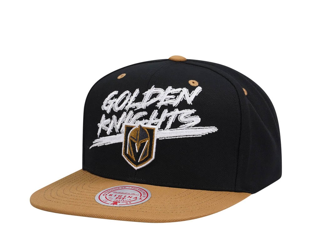 Mitchell & Ness Vegas Golden Knights Transcript Two Tone Snapback Gorra