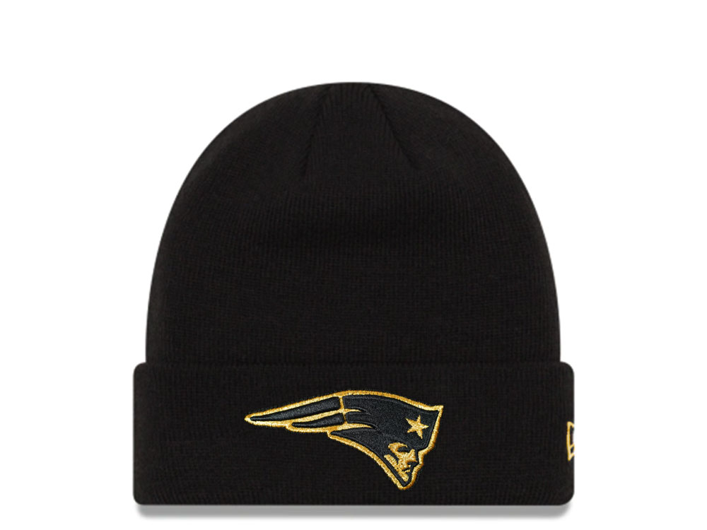 New Era New England Patriots All about Black and Gold Gorro