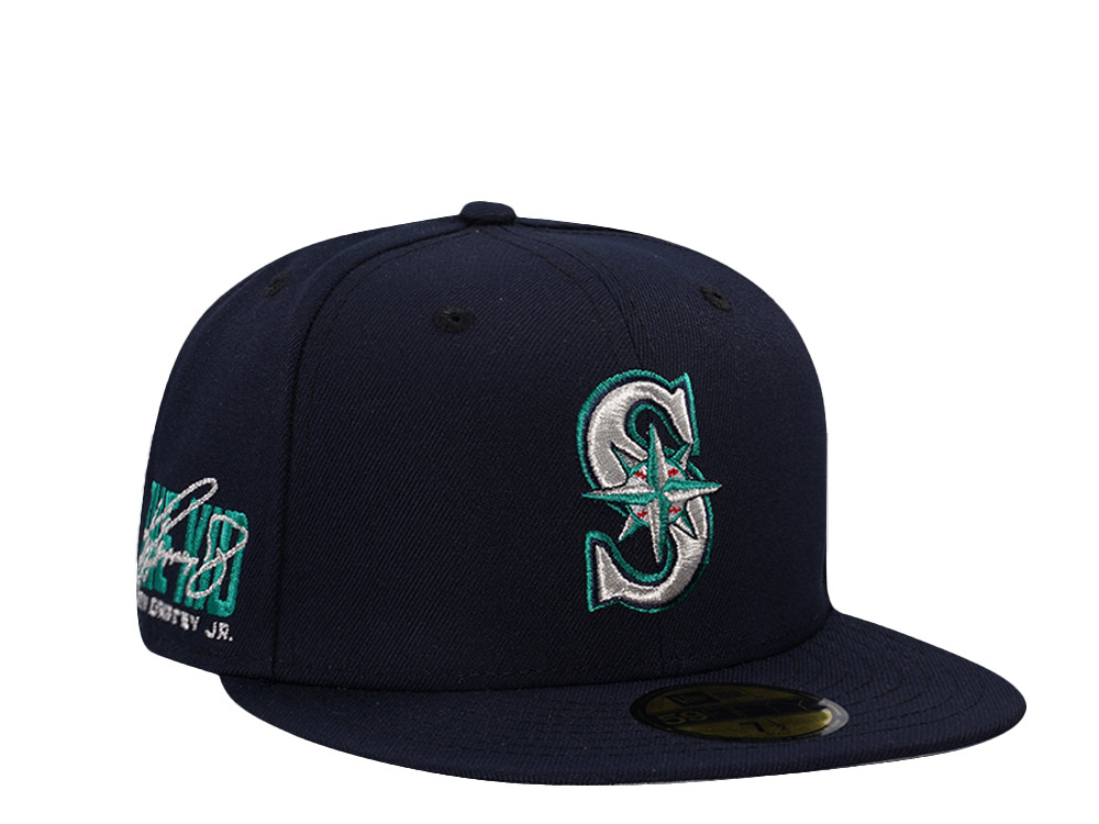 New Era Seattle Mariners Ken Griffey Jr Navy Metallic Edition 59Fifty Fitted Gorra