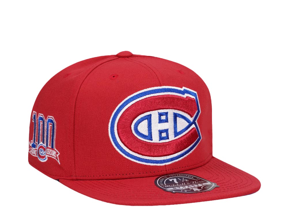 Mitchell & Ness Montreal Canadiens 100 Seasons Edition Dynasty Fitted Gorra