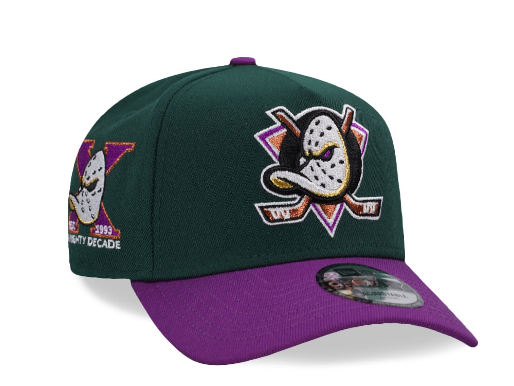 New Era Anaheim Ducks 10th Anniversary Evil Two Tone Edition 9Forty A Frame Snapback Gorra