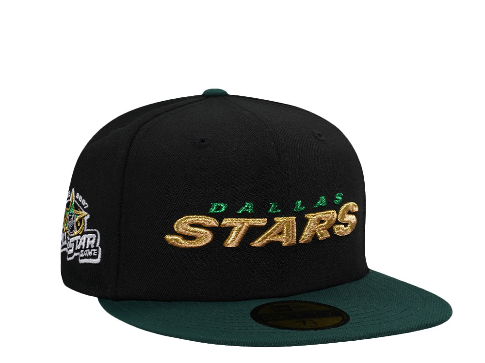 New Era Dallas Stars All Star Game 2007 Black Two Tone Prime Edition 59Fifty Fitted Gorra