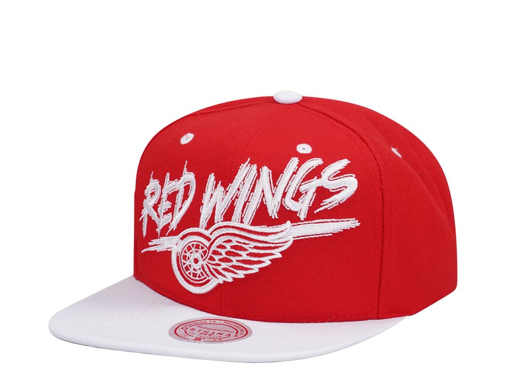 Mitchell & Ness Detroit Red Wings Transcript Two Tone Snapback Gorra