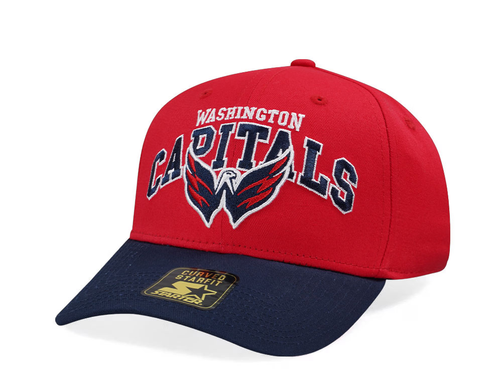 New Era Washington Capitals Crowd Pleaser Edition Red Curved Snapback Gorra