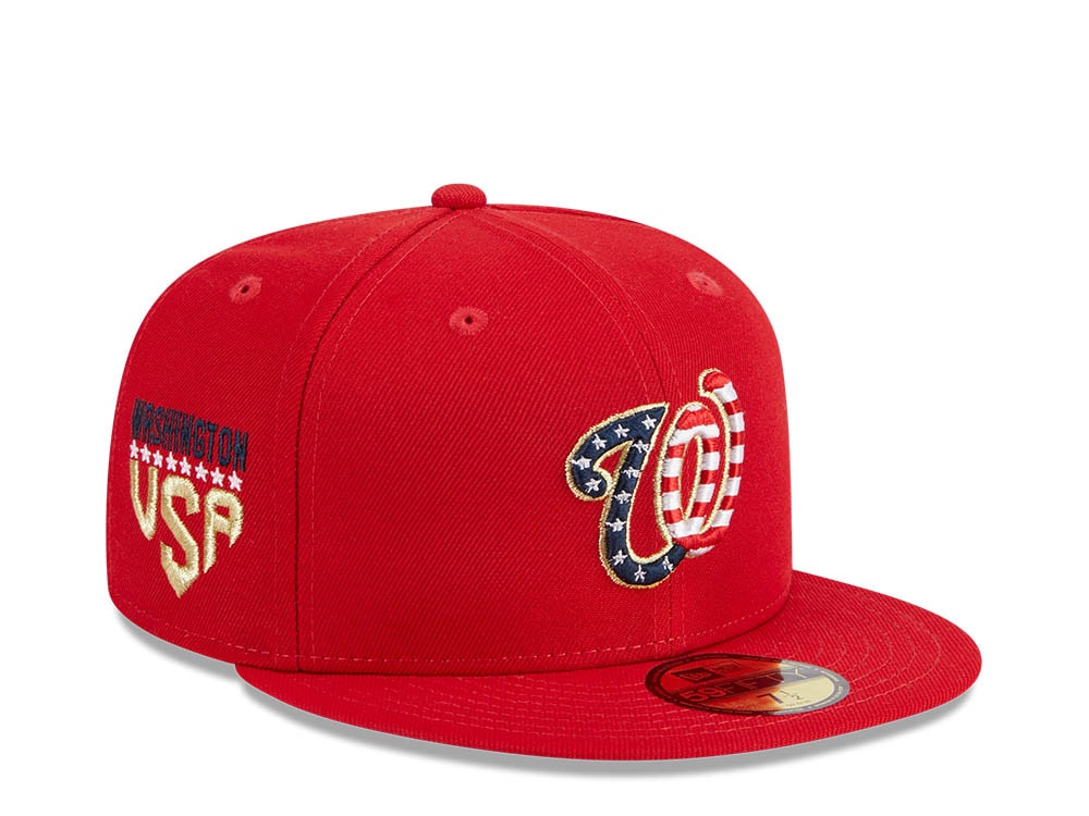 New Era Washington Nationals 4th of July 23 Authentic On-Field 59Fifty Fitted Gorra