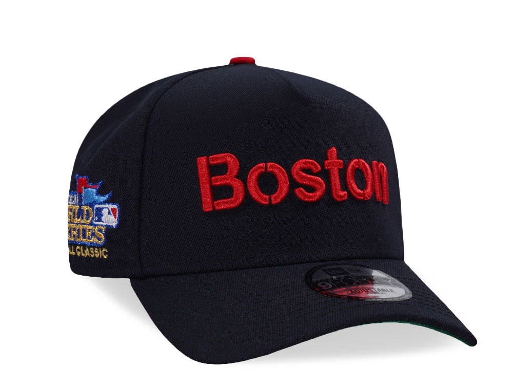 New Era Boston Red Sox World Series 2013 Navy Metallic Edition 9Forty A Frame Snapback Gorra