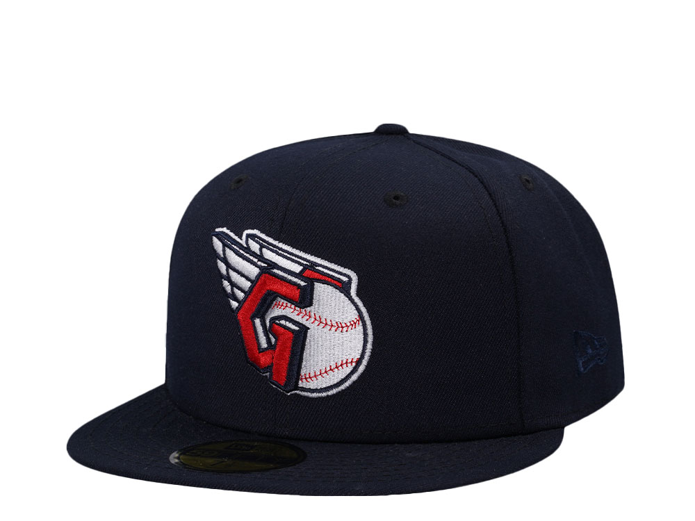 New Era Cleveland Guardians Navy Classic Edition 59Fifty Fitted Gorra