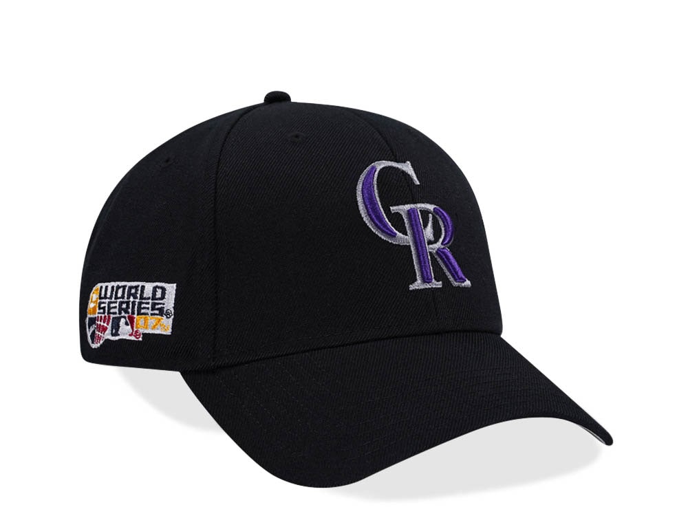 47Brand Colorado Rockies World Series 2007 Navy Sure Shot MVP Snapback Gorra