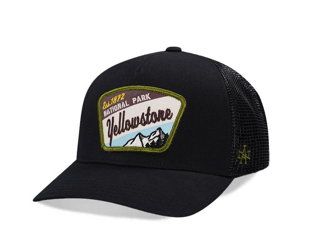 American Needle Yellowstone Valin Black Trucker Snapback Gorra