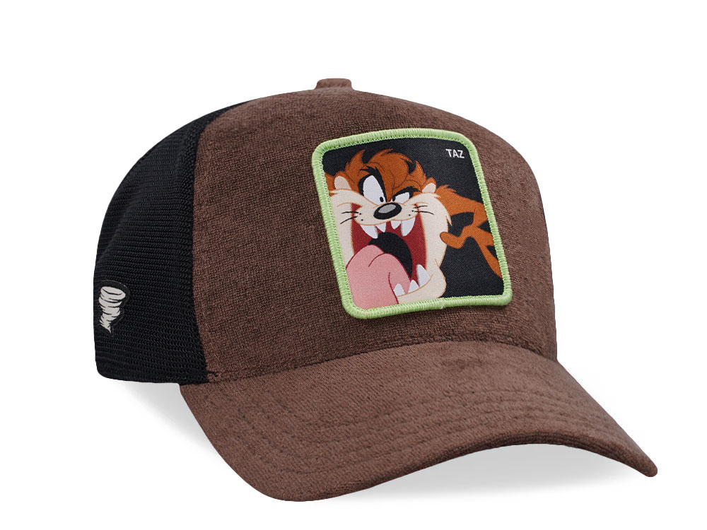 Capslab Looney Tunes Taz Black Trucker Snapback Gorra