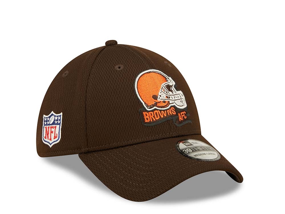 New Era Cleveland Browns Brown Coach NFL Sideline 2022 39Thirty Stretch Gorra