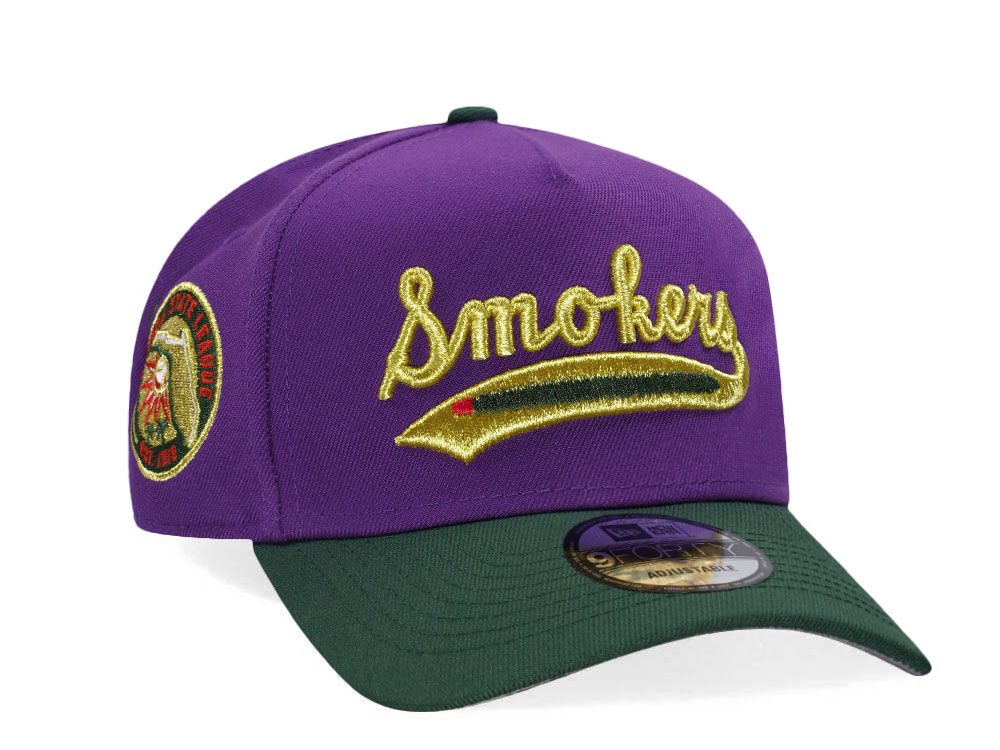 New Era Tampa Smokers Purple Gold Two Tone Edition A Frame Snapback Gorra