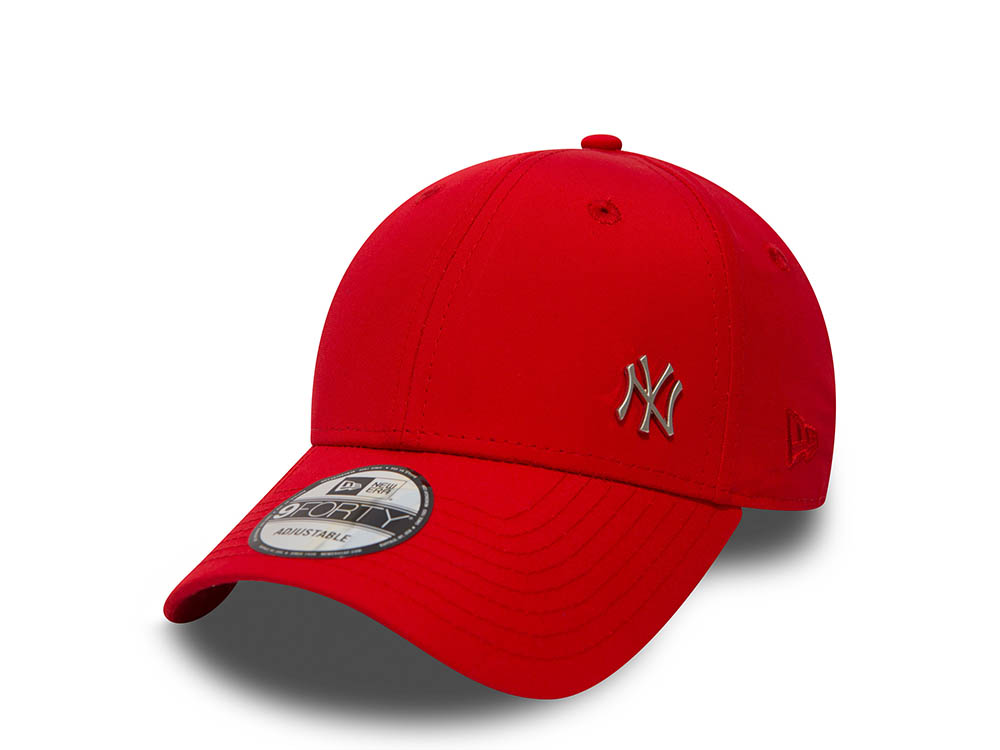 New Era New York Yankees Scarlet Red Flawless 9Forty Strapback Gorra