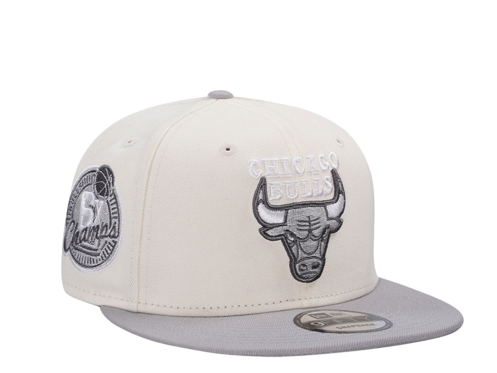 New Era Chicago Bulls 6x Champs Chrome Two Tone Edition 9Fifty Snapback Gorra