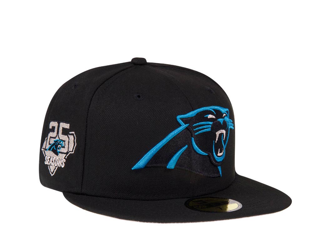 New Era Carolina Panthers 25 Seasons Black Classic Prime Edition 59Fifty Fitted Gorra