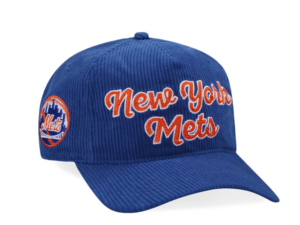 47Brand New York Mets Blue Chainscript 47 Hitch Snapback Gorra