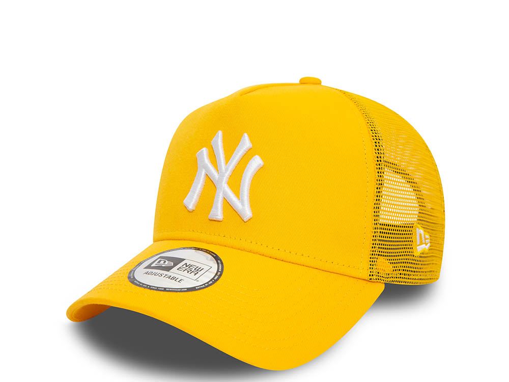 New Era New York Yankees Yellow A Frame Trucker Snapback Gorra