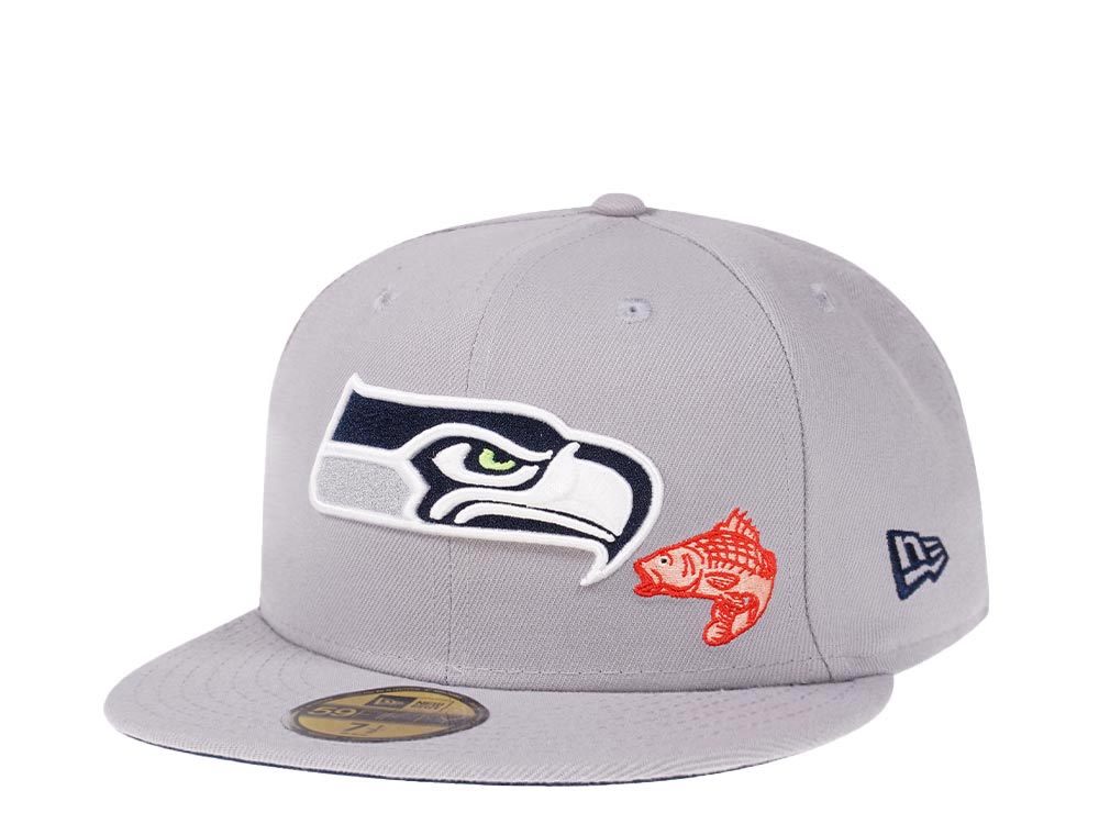 New Era Seattle Seahawks City Icons Grey Edition 59Fifty Fitted Gorra