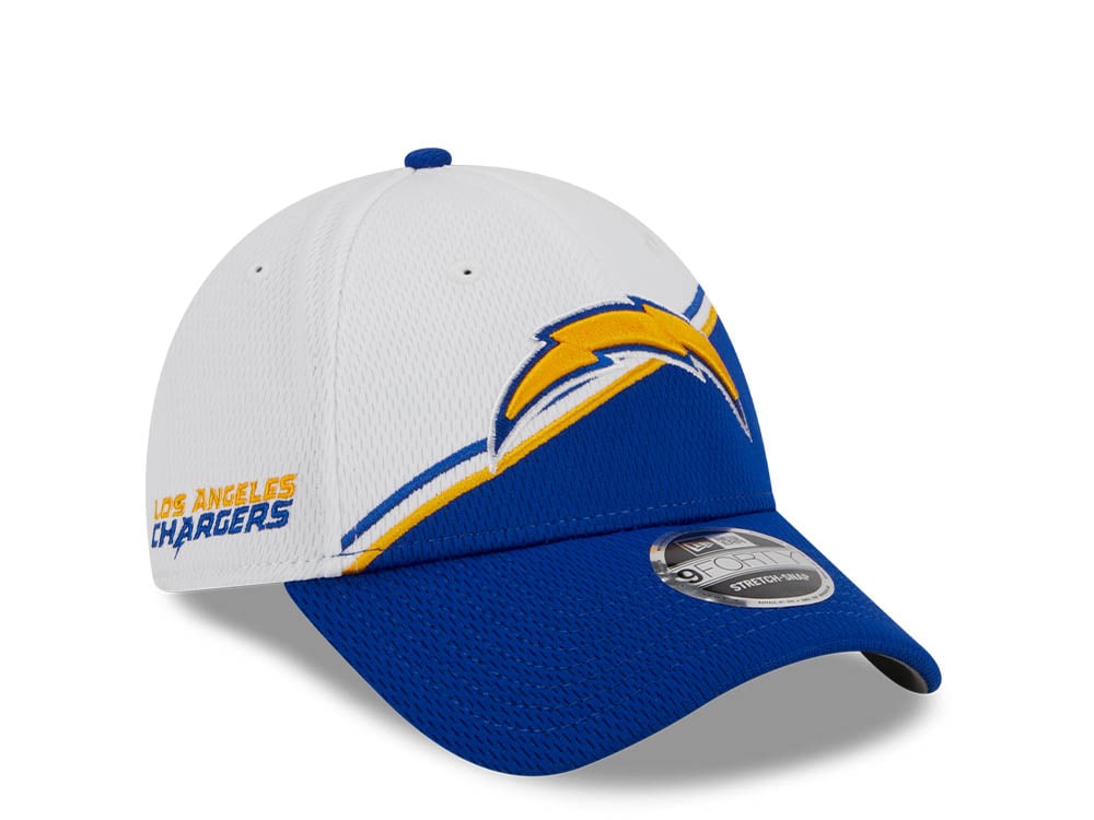 New Era Los Angeles Chargers NFL Sideline 2023 Blue White  9Forty Snapback Gorra