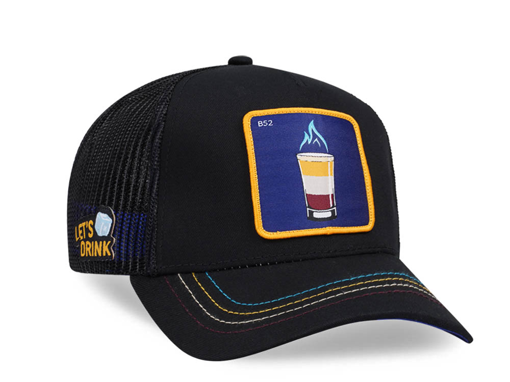 Capslab Cocktails B52 Black Purple Trucker Snapback Gorra