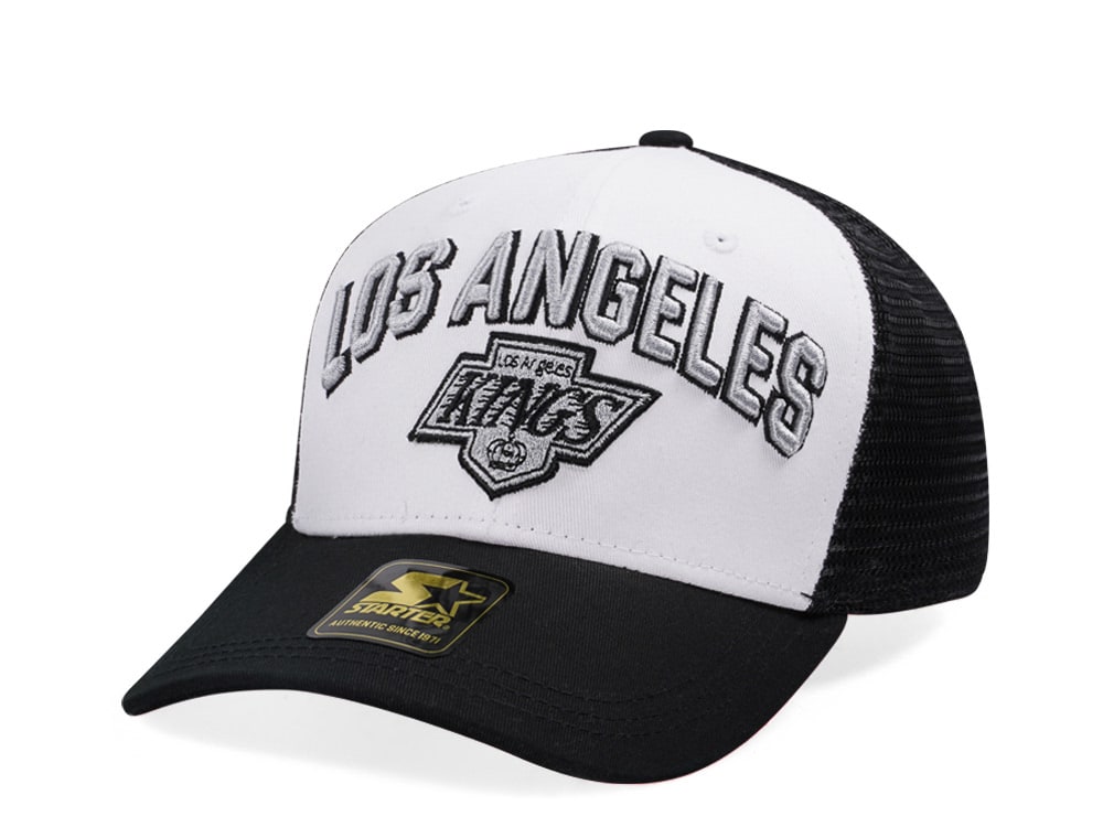 Starter Los Angeles Kings Penalty Curved Trucker Snapback Gorra