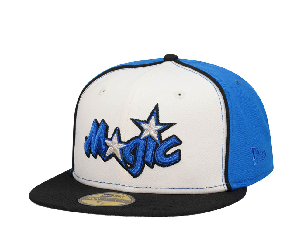 New Era Orlando Magic Chrome Black Blue Two Tone Edition 59Fifty Fitted Gorra